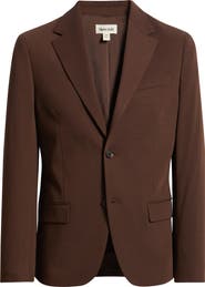 Open Edit Slim Fit Solid Stretch Suit Jacket