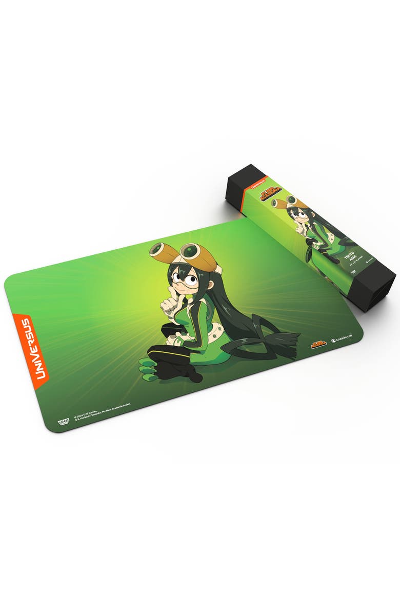 My Hero Academia, Girl Power Tsuyu Asui Playmat 24 X 14 Inches, Alternate, color, Multicolored