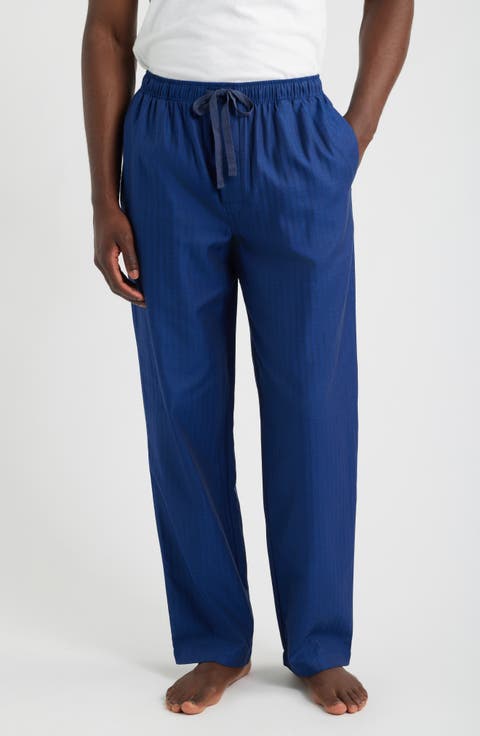 Signature Herringbone Cotton Pajama Pants