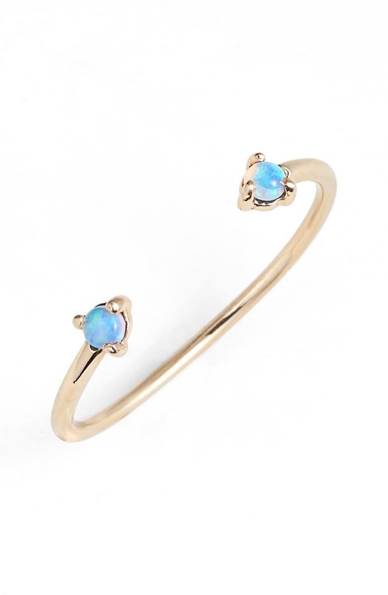 Wwake Counting Collection - Two-Step Opal Ring, Main, color, 