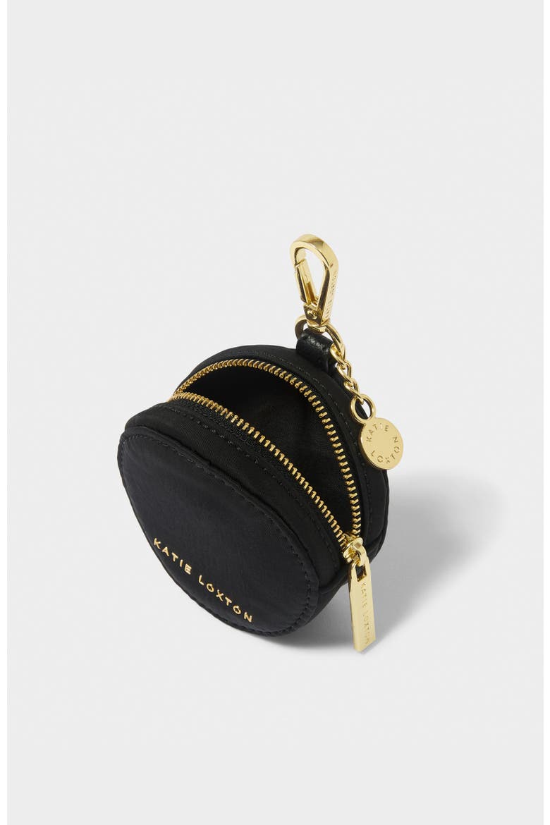 Nylon-Luxe Clip On Purse, Alternate, color, Black