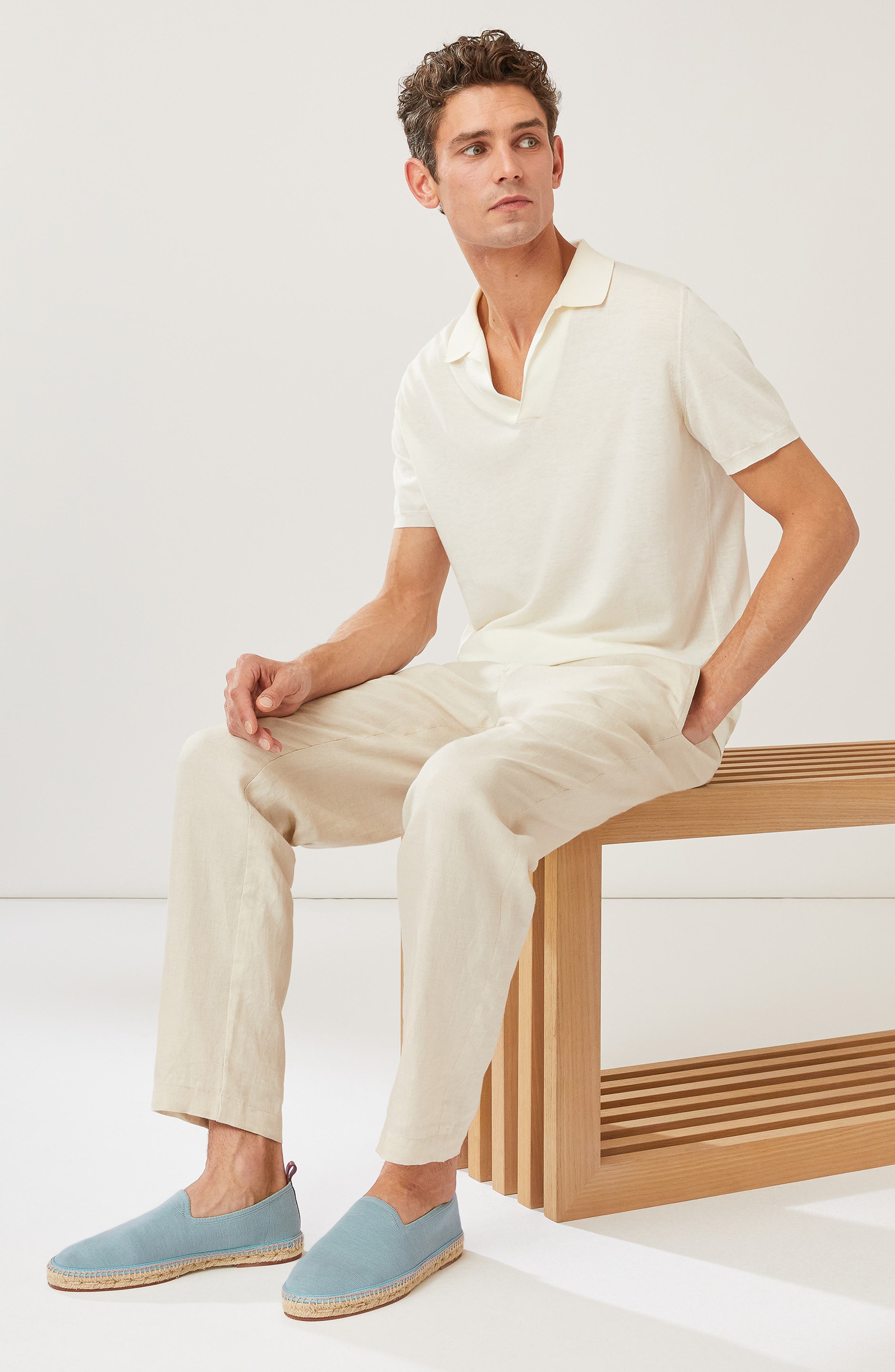 Loro Piana Seaside Walk Knit Esapdrille, Alternate, color, 