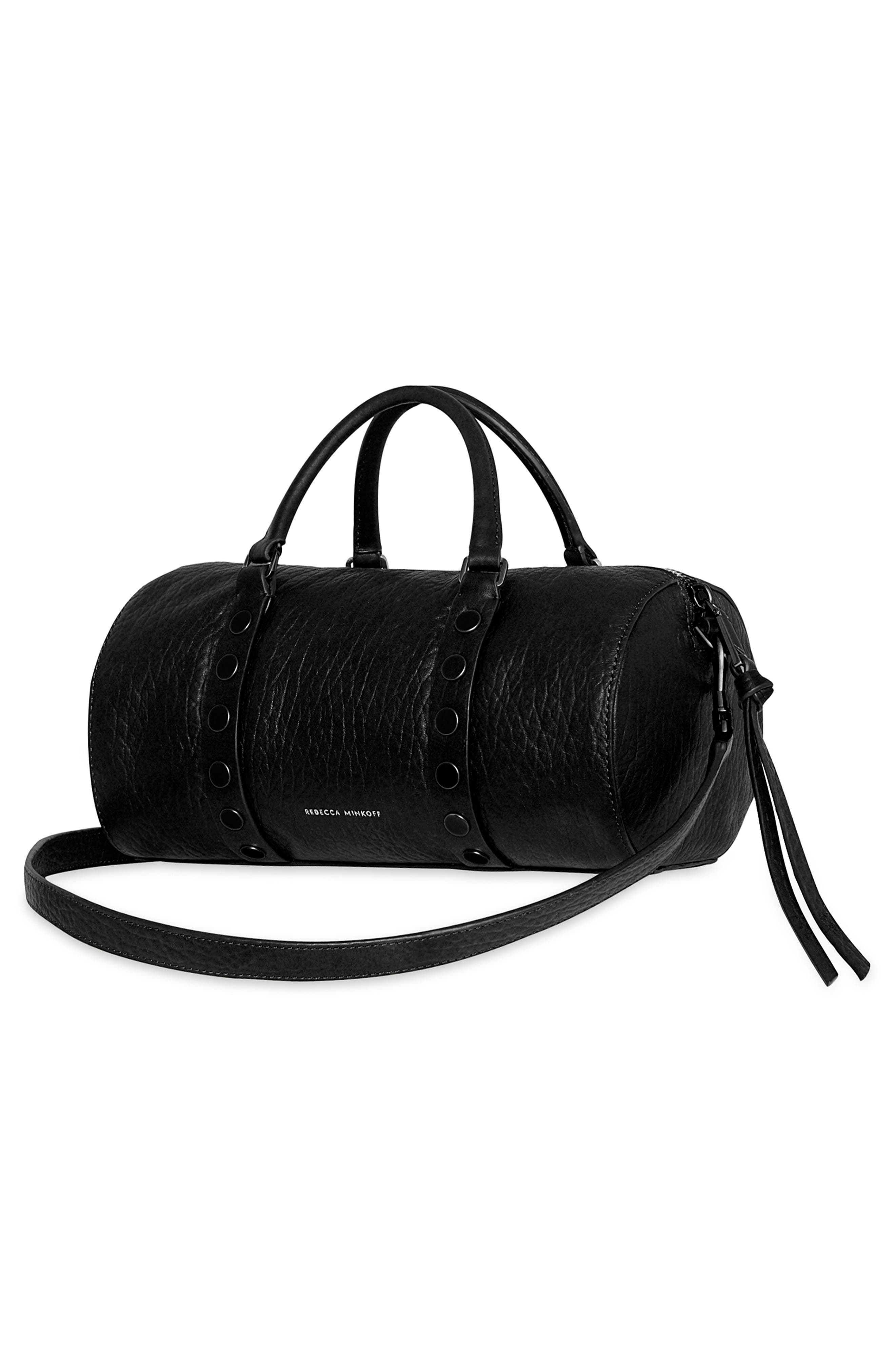 Rebecca Minkoff Tootsie Leather Barrel Crossbody Bag, Alternate, color, 