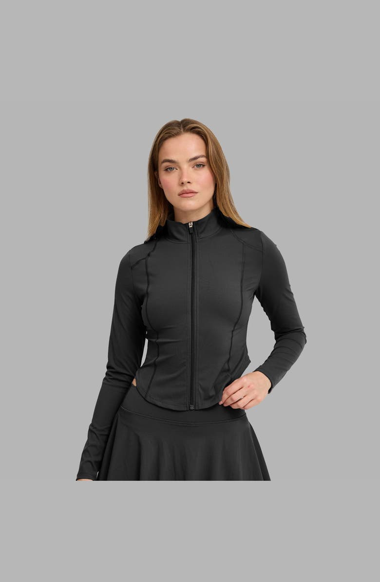 Blvck Paris Tennis Zip Jacket, Main, color, Black