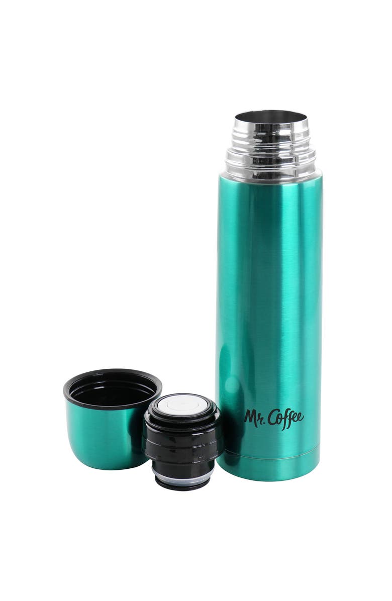 Mr. Coffee Javelin 2 Piece Thermal Bottle and Travel Mug Set, Alternate, color, Green