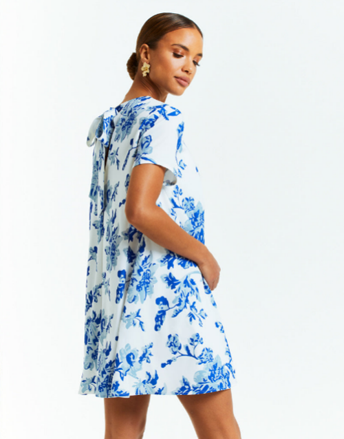 Mestiza New York Women's Cecily Floral Minidress In Blue