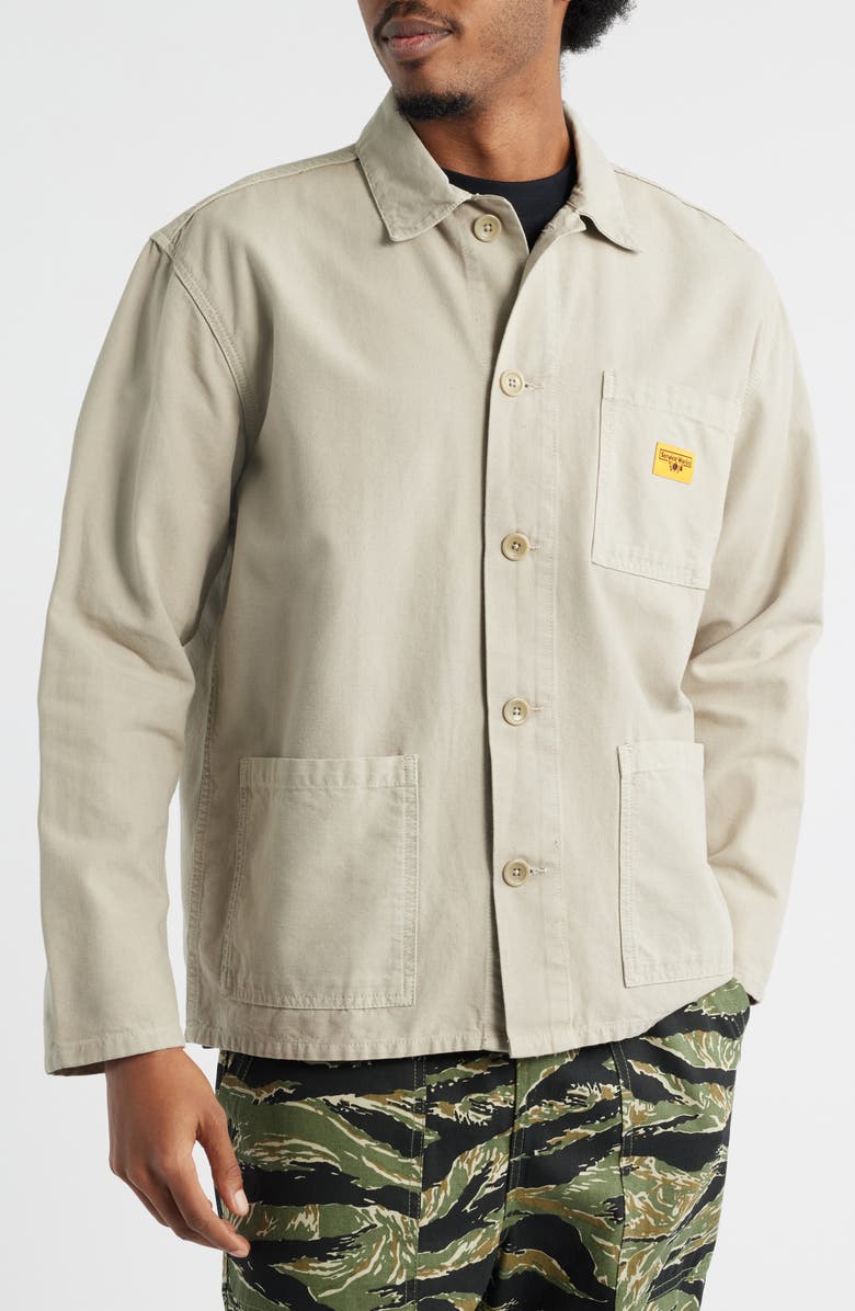 Service Works Cotton Canvas Chore Coat, Alternate, color, Stone