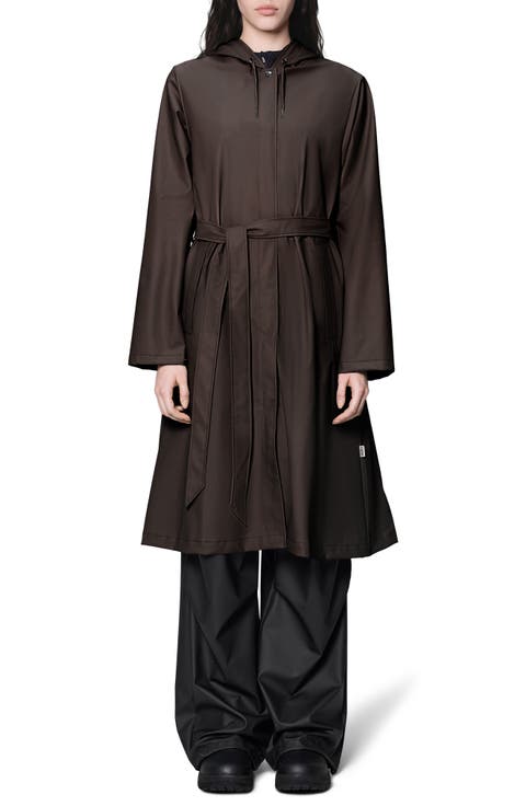 Waterproof A-Line Long Raincoat