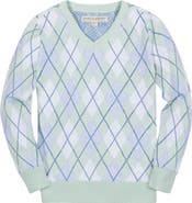 Hope & Henry Boys' Organic Fine Gauge V-Neck Sweater, Kids
