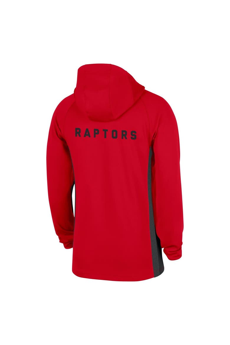 Men's Nike  Red Toronto Raptors Authentic On Court Zone Quarter-Zip Dri-FIT Hoodie Jacket, Alternate, color, Red