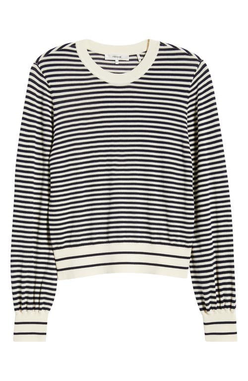 Frame The Stripe Sweater In Black