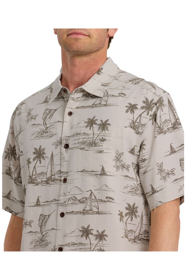 Sail Away WM SS Short Sleeve Shirt, Main, color, MOONBEAM