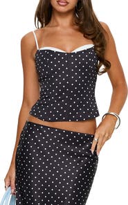 Princess Polly Somani Layered Crop Corset Tank