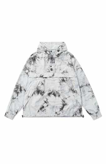 AlphaStyle Owais Tie Dye Hooded Anorak Jacket