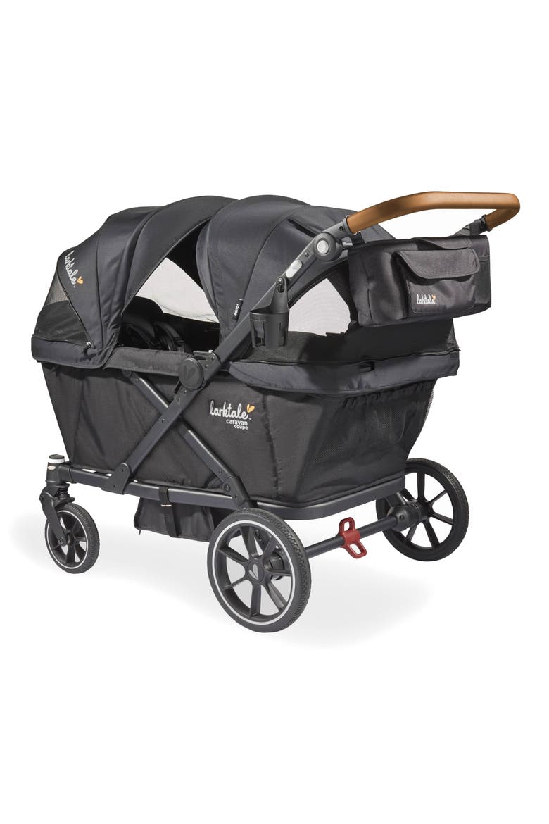 caravan™ coupe QUAD Compact 4-Seat Stroller/Wagon, Alternate, color, BYRON BLACK