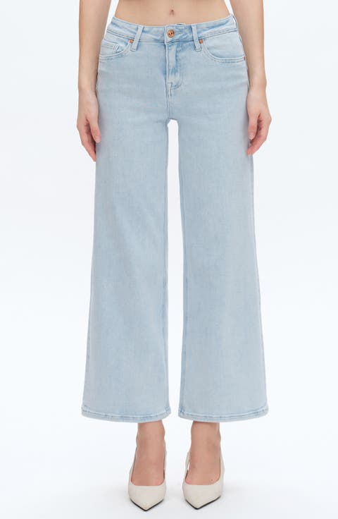 Lisa Ankle Wide Leg Jeans