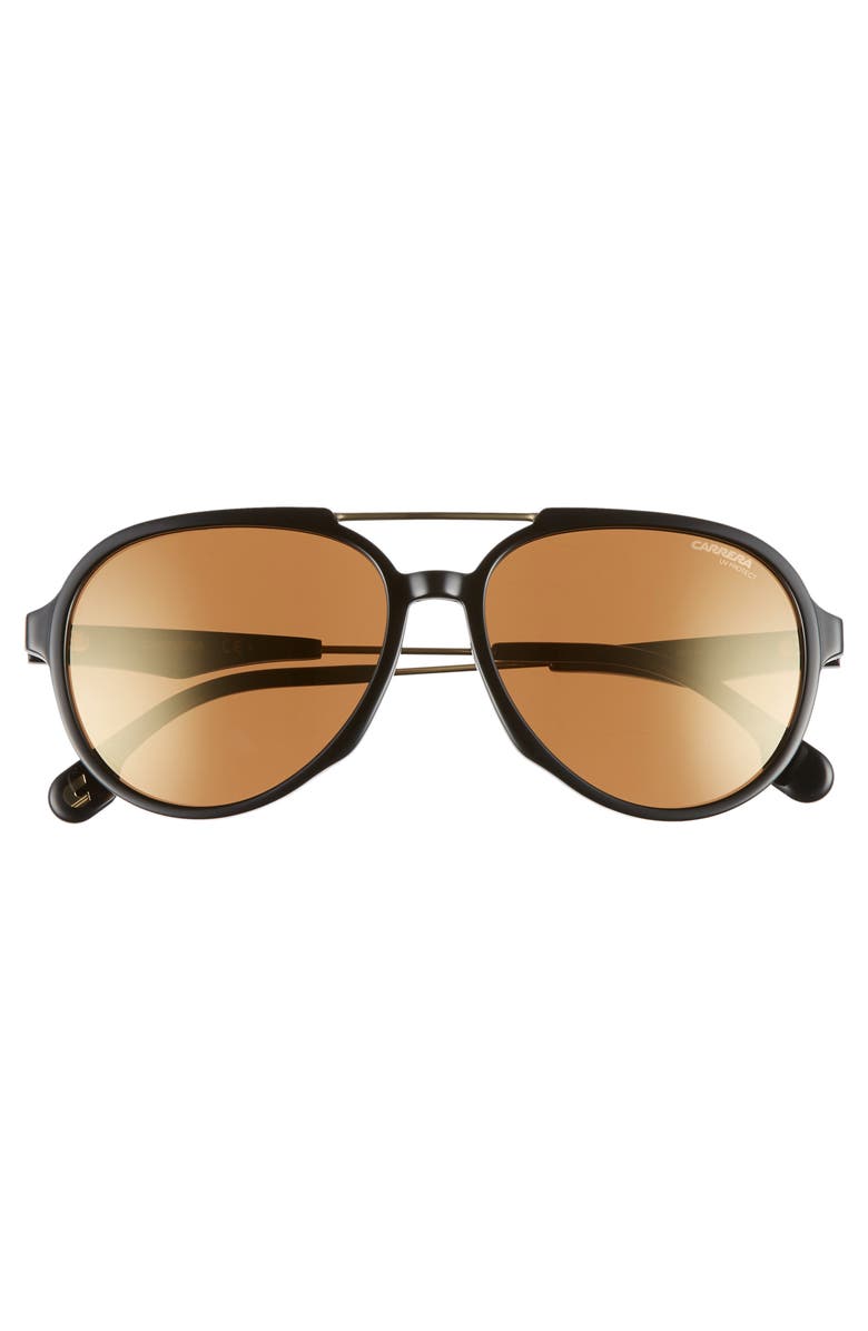 Carrera Eyewear 56mm Aviator Sunglasses, Alternate, color,