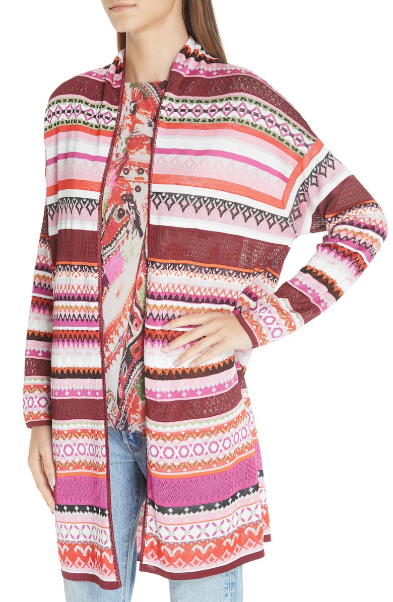 Fuzzi Knit Shawl Collar Cardigan, Alternate, color, 