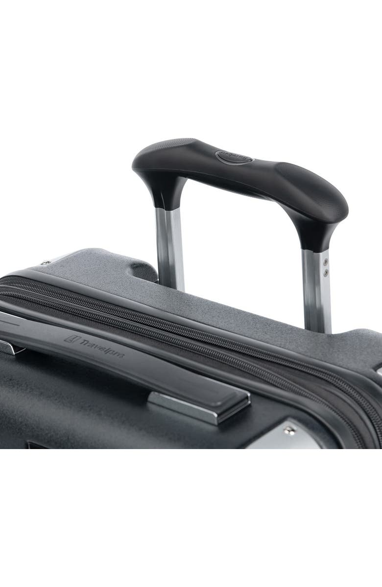 TRAVELPRO , Platinum Elite Hardside Expandable Compact Carry-On 20-Inch Spinner , Vintage Grey, Alternate, color, Shadow Black