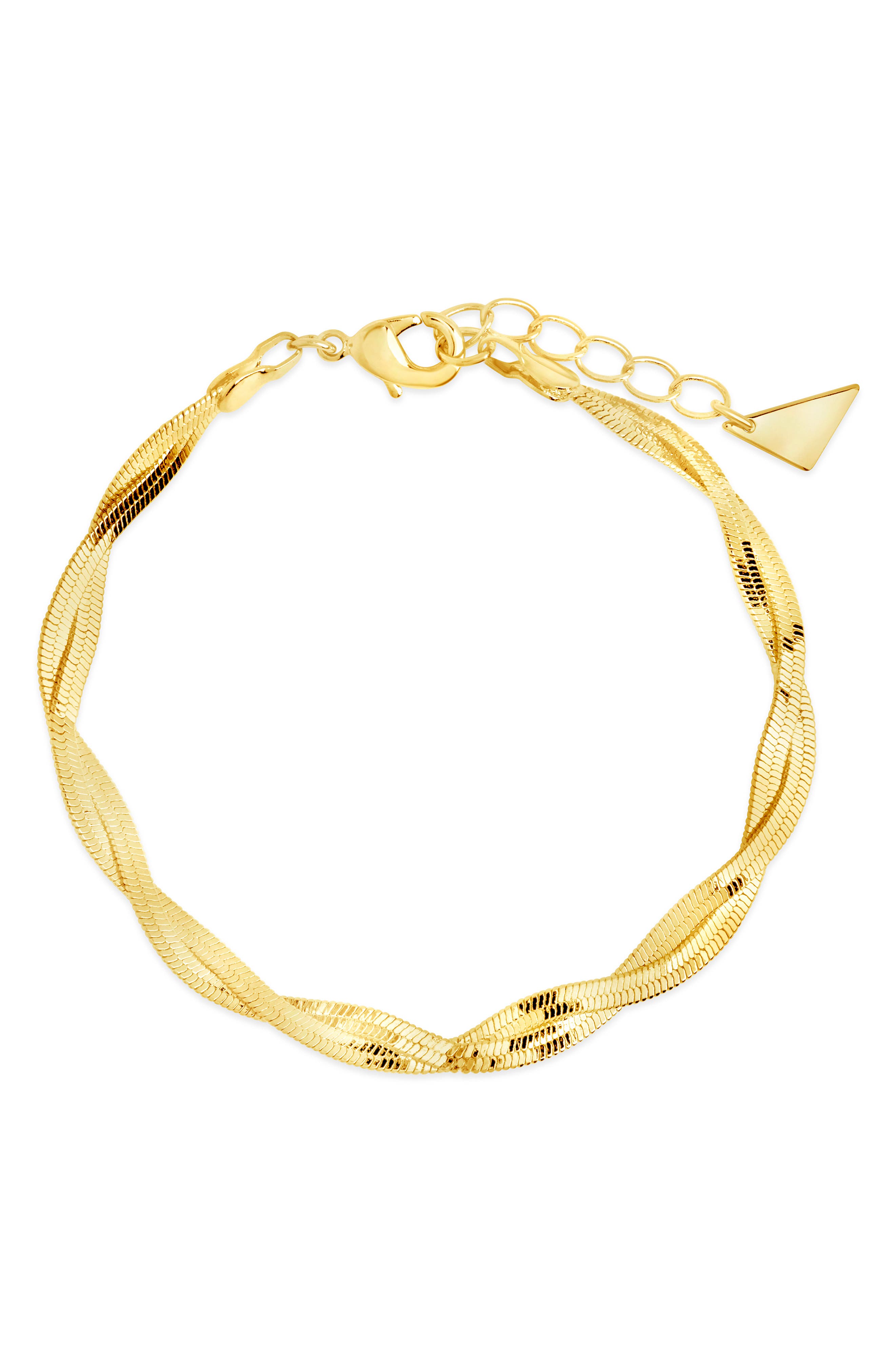 Sterling Forever Oakley Chain Bracelet