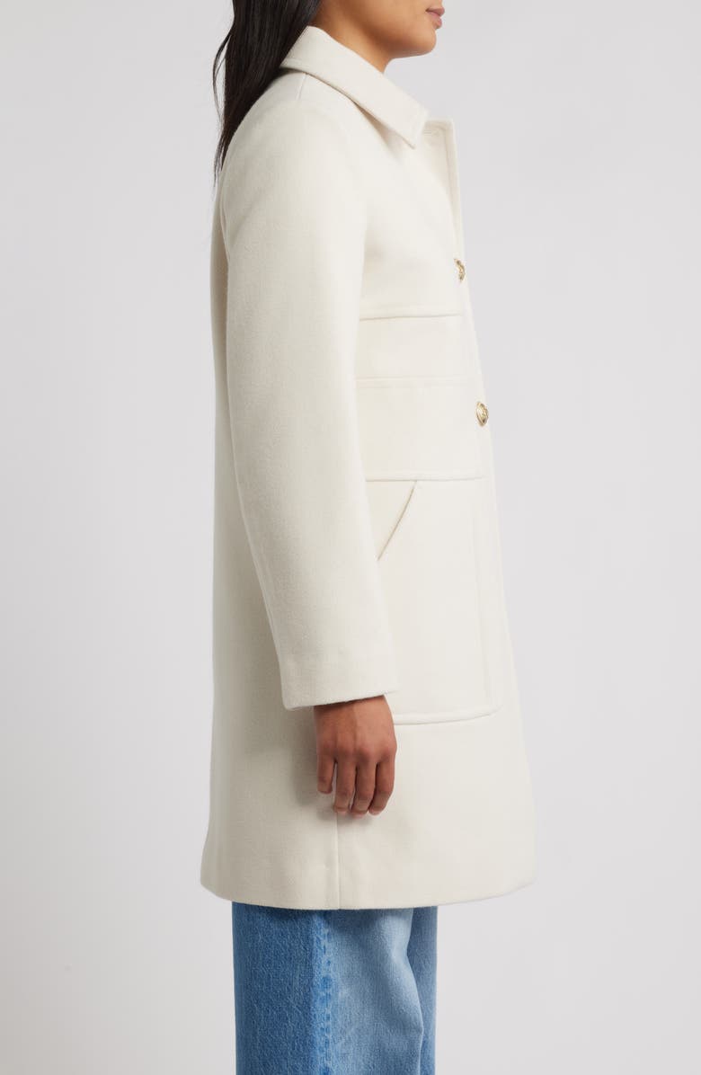 Sam Edelman Inset Waist Coat, Alternate, color, Modern Ivory