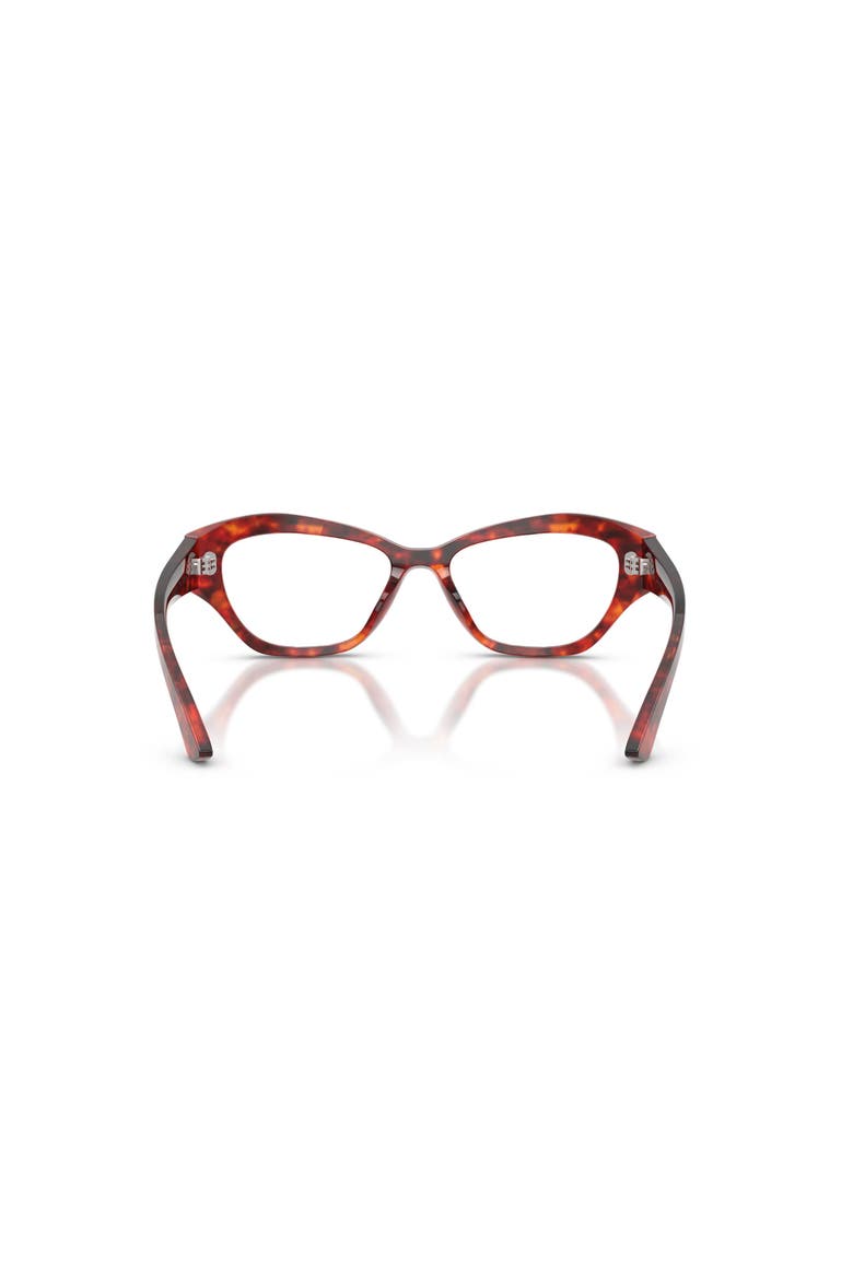 53mm Cat Eye optical glasses, Alternate, color, Red