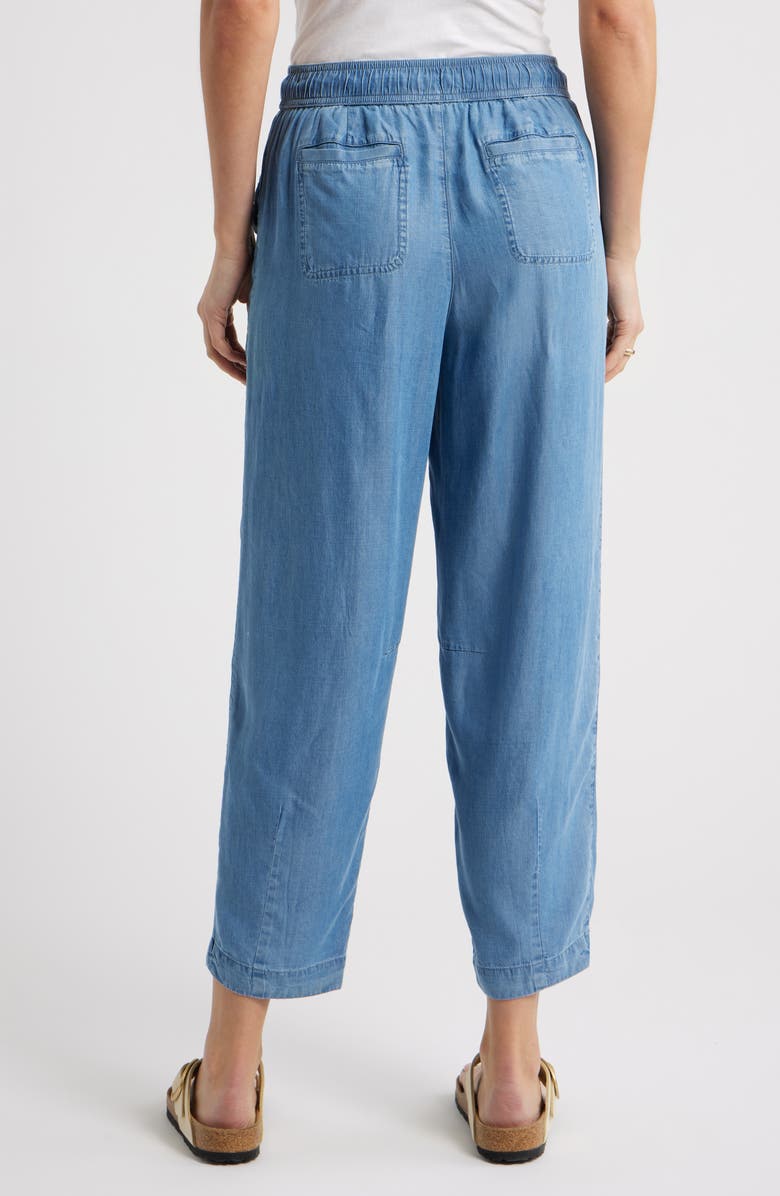 Caslon<sup>®</sup> Ankle Drawstring Utility Pants, Alternate, color, Medium Wash