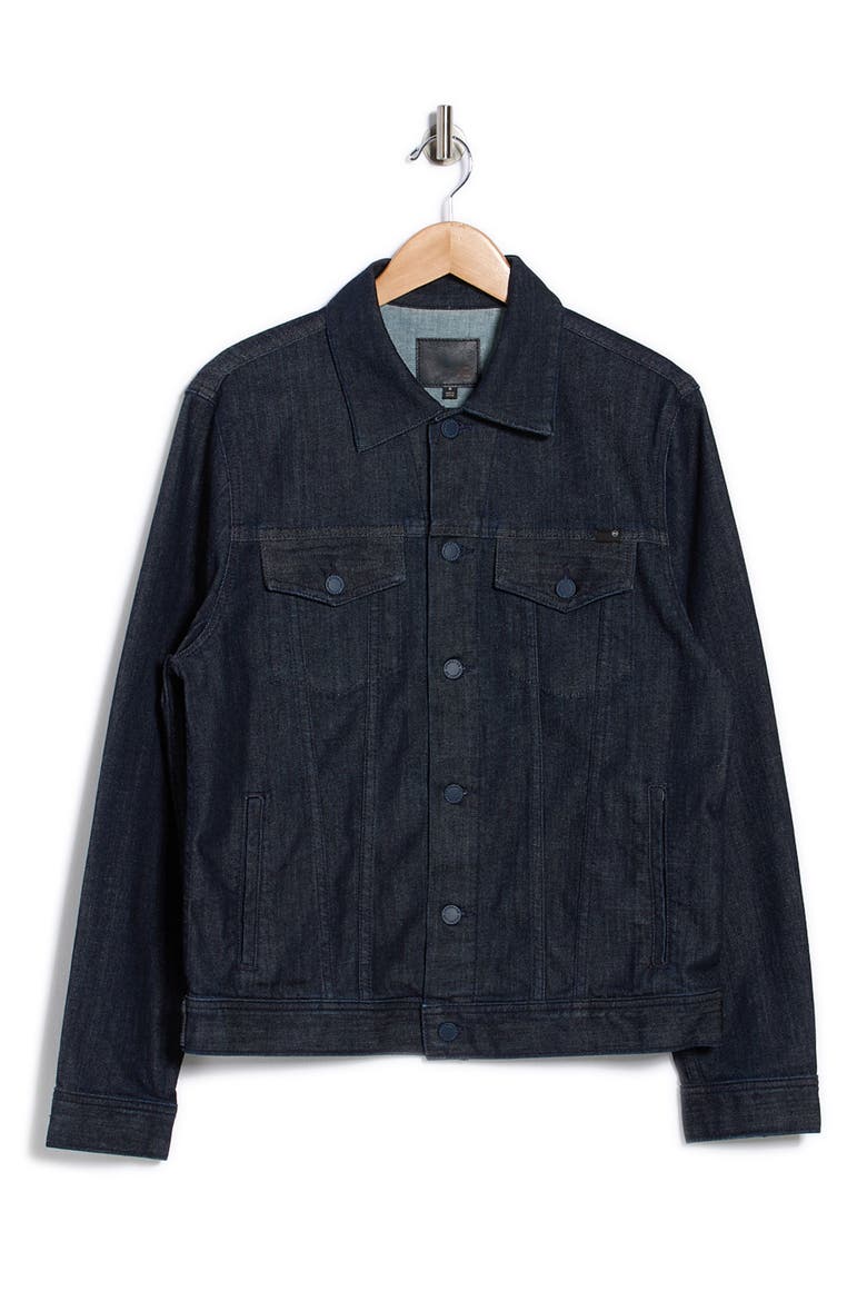 Dart Denim Jacket, Alternate, color, MONOLITH