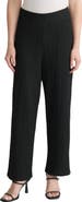 Jones New York Puckered Wide Leg Pull-On Ankle Pants