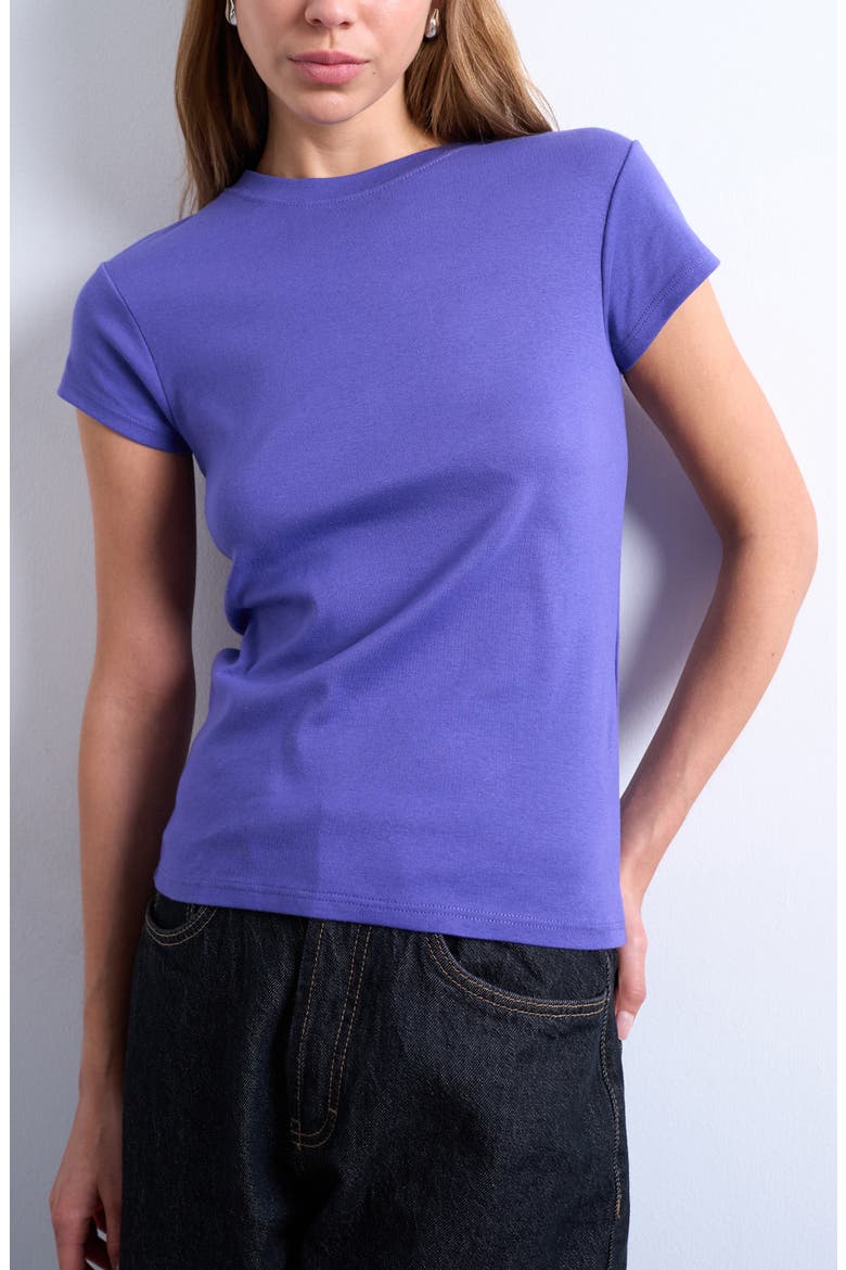 Everyday Cotton T-Shirt, Main, color, PURPLE