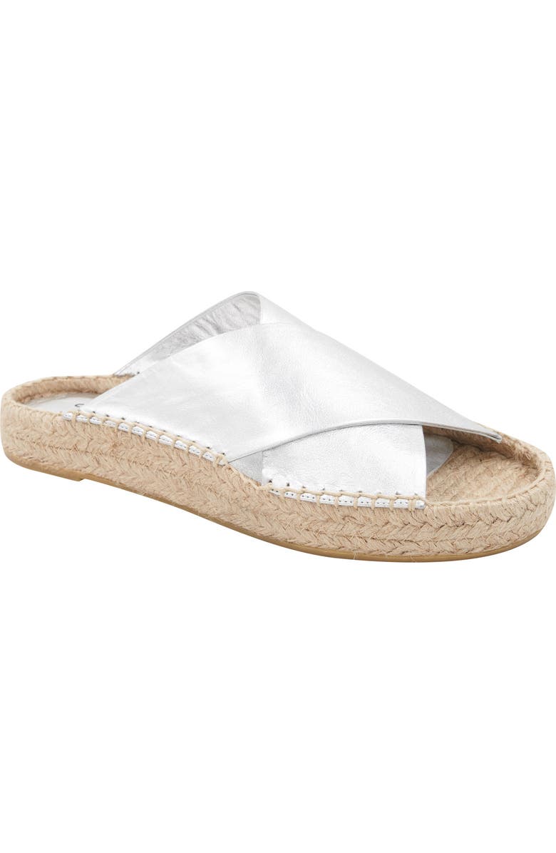 André Assous Estelle Espadrille Platform Slide Sandal, Main, color,