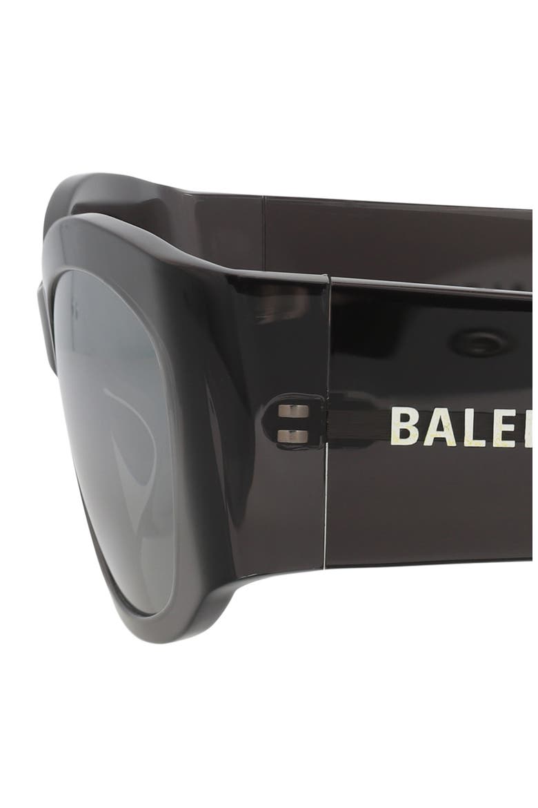 56mm Square Sunglasses, Alternate, color, GREY GREY SILVER