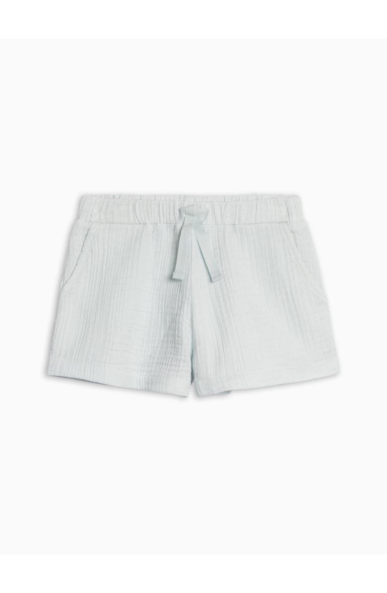 KENDI by Colored Organics Organic Alden Muslin Shorts, Alternate, color, Powder