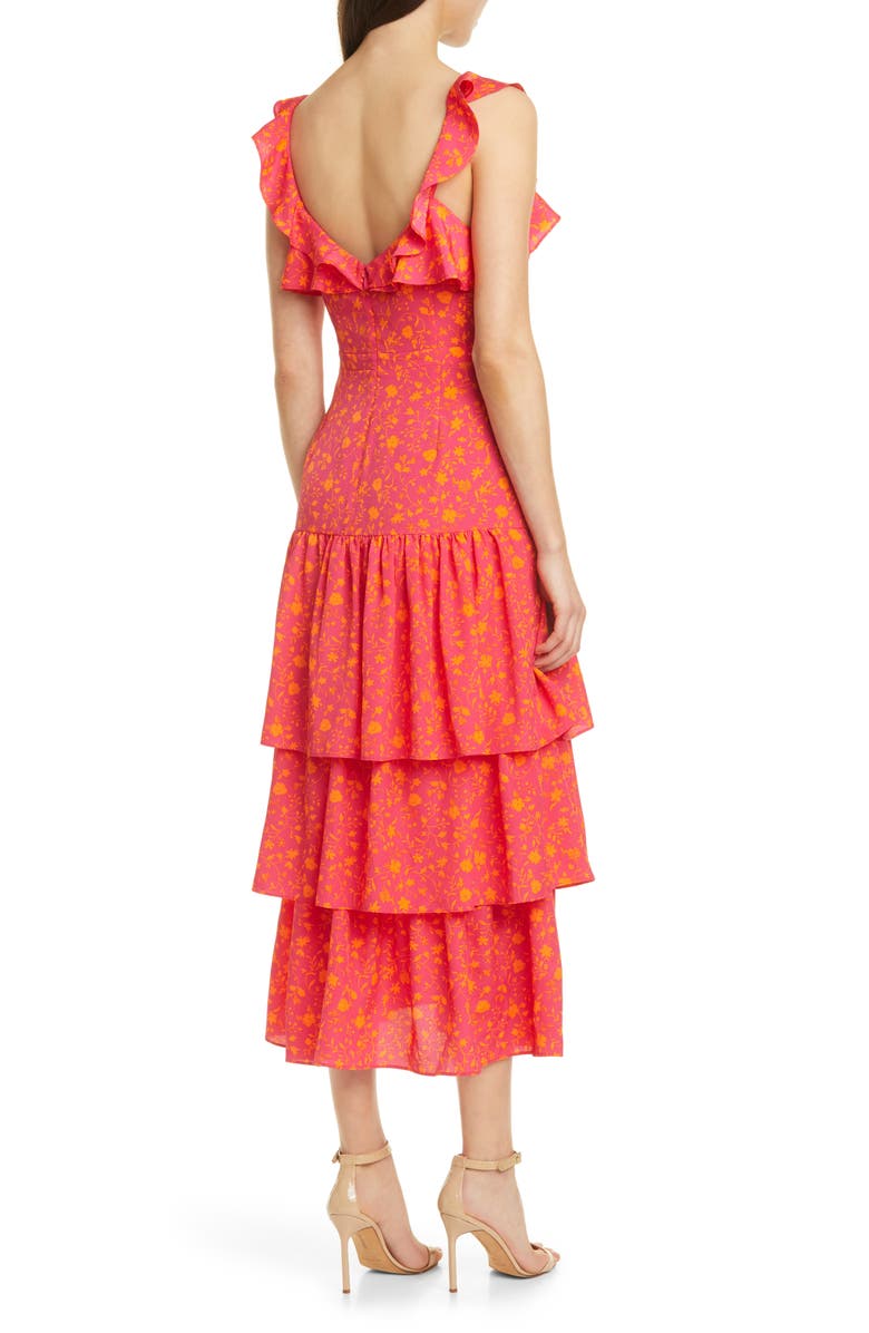 LIKELY Janie Floral Tiered Dress, Alternate, color,
