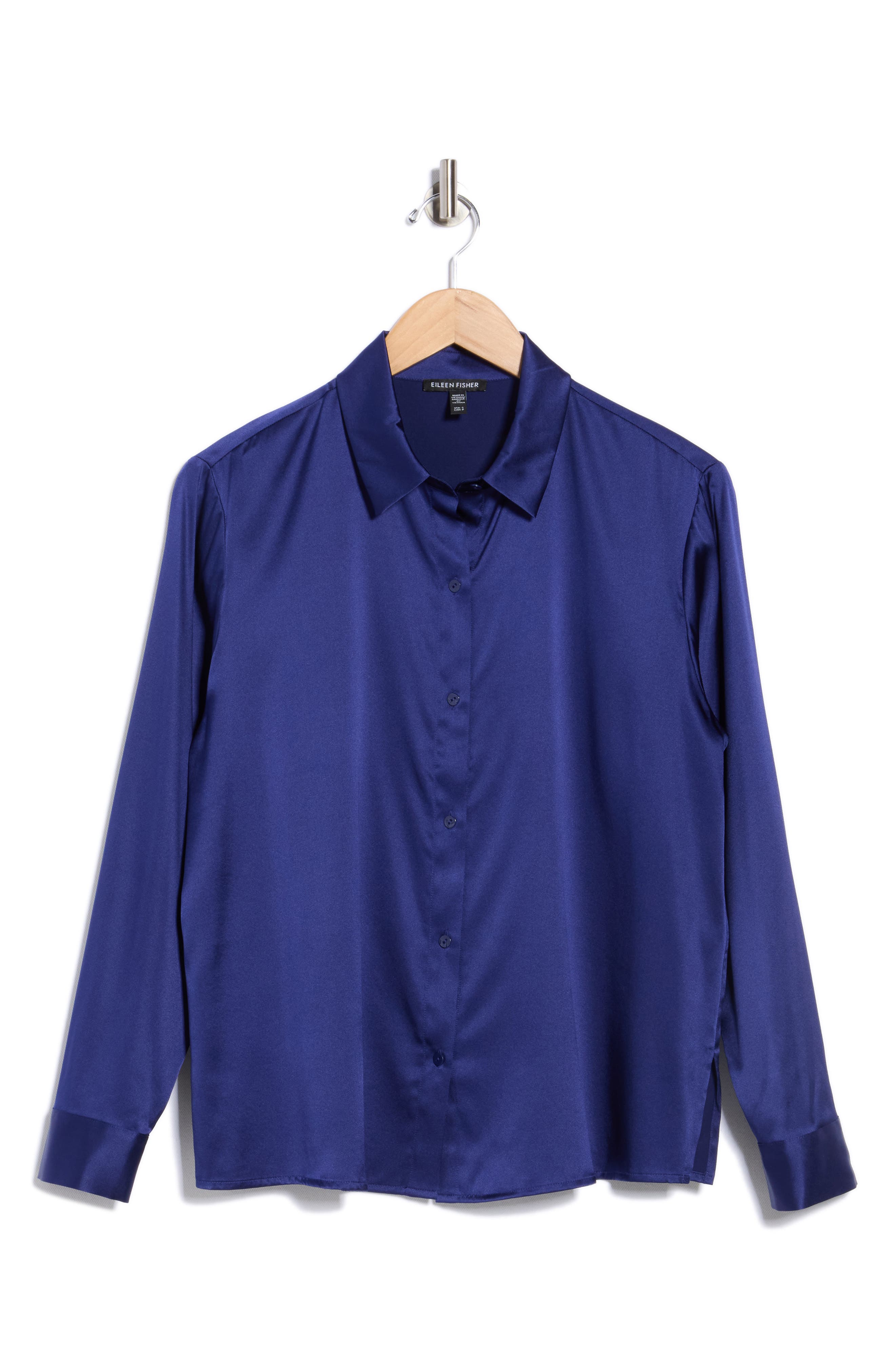 Eileen Fisher Classic Fit Button-Up Shirt