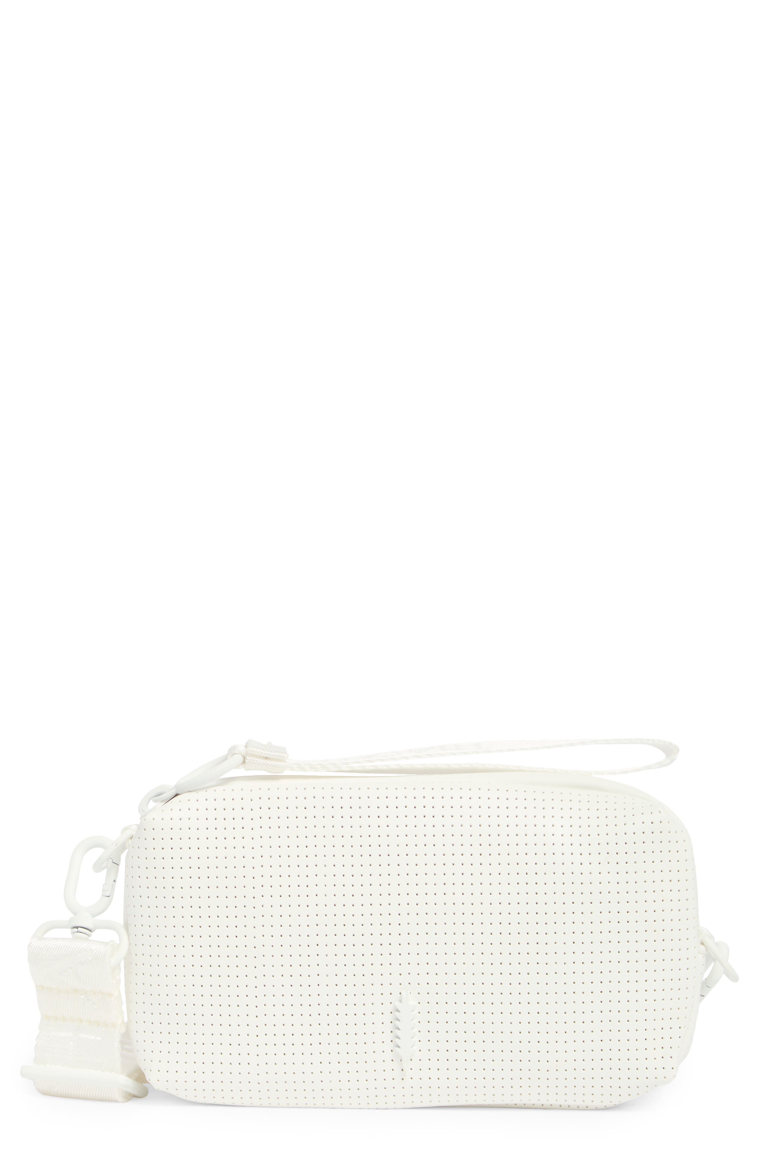 Thacker Ella Phone Zip Crossbody Bag, Main, color, White Perf