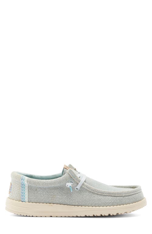 Hey Dude Wally Moc Toe Slip-on Shoe In Green