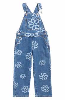 GOGO STAR Kids' Floral Overalls