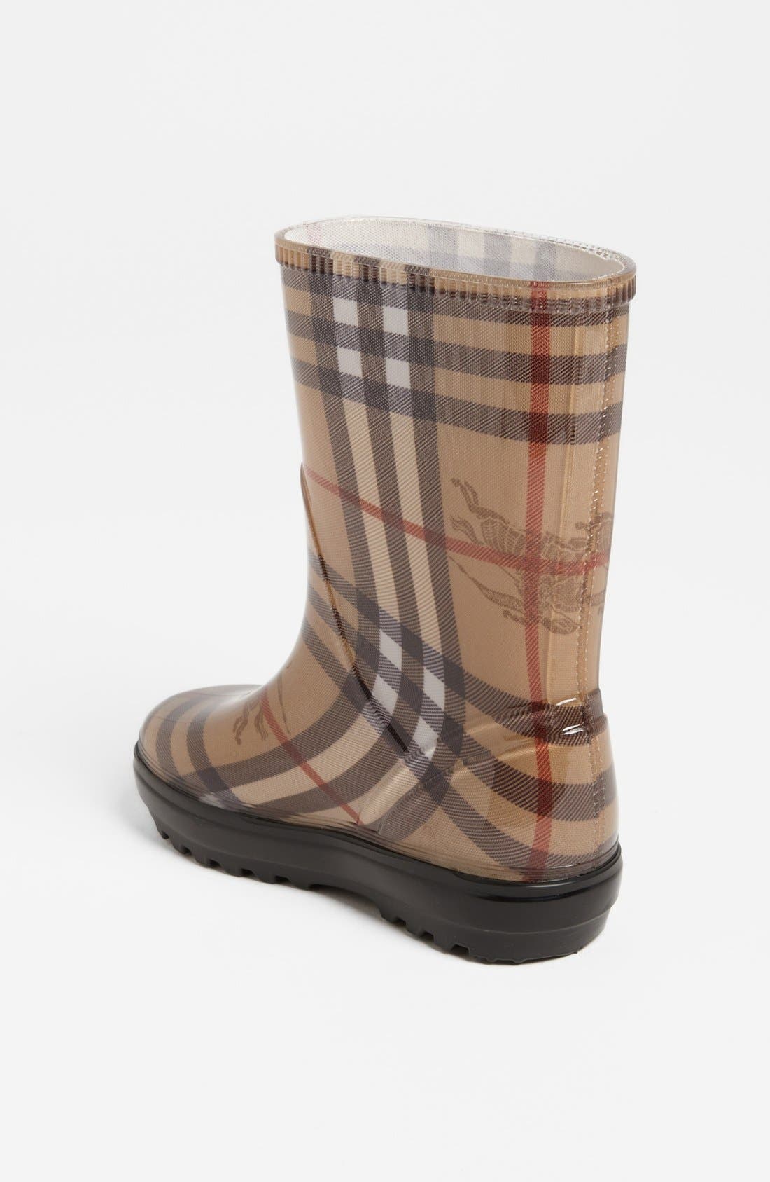 Burberry 'Niles' Rain Boot, Alternate, color, 