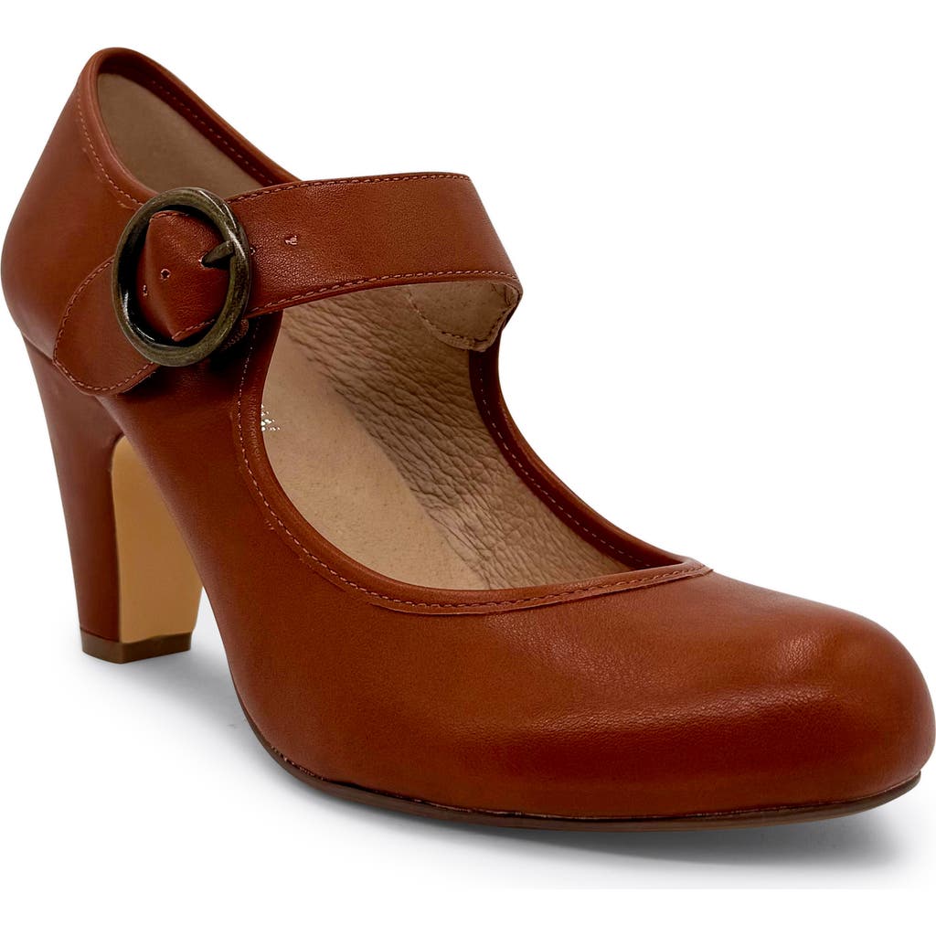 CHELSEA CREW Madeline Mary Jane Pump in Rust at Nordstrom Rack, Size 7