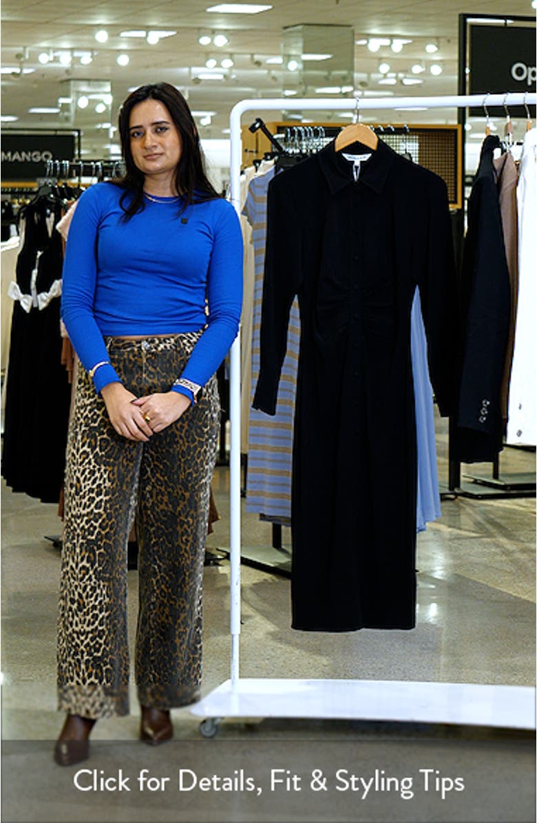 Loxley Long Sleeve Midi Shirtdress, sales video thumbnail