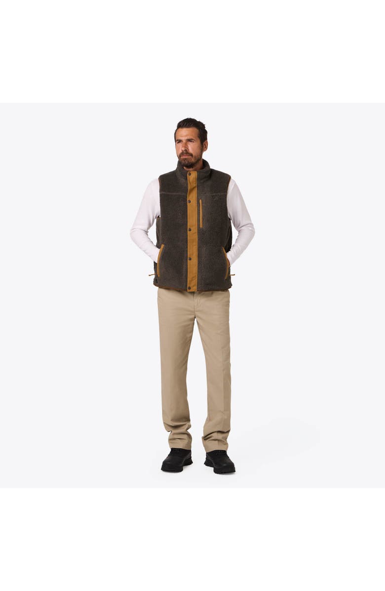 Mobile Warming Ranch Heated High-Pile Fleece Vest, Alternate, color, Tan
