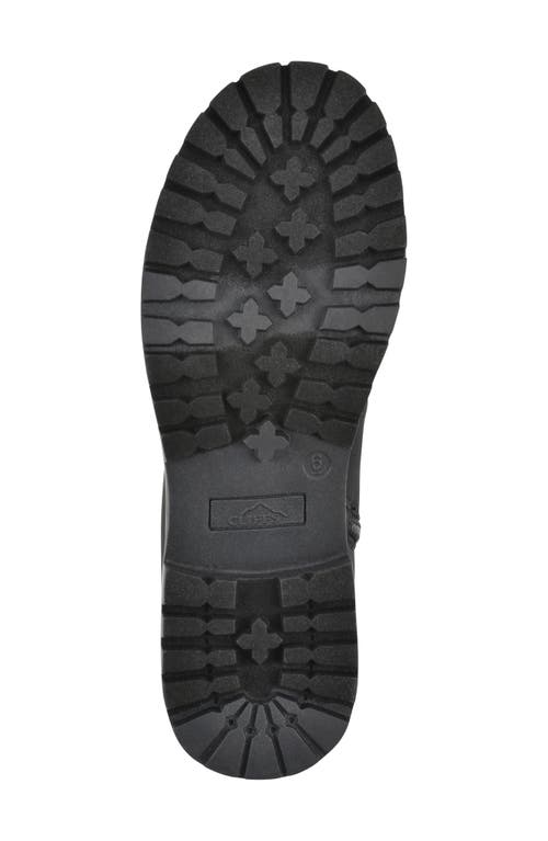 Cliffs By White Mountain Pioneer Faux Shearling Lined Lace-up Boot In Black