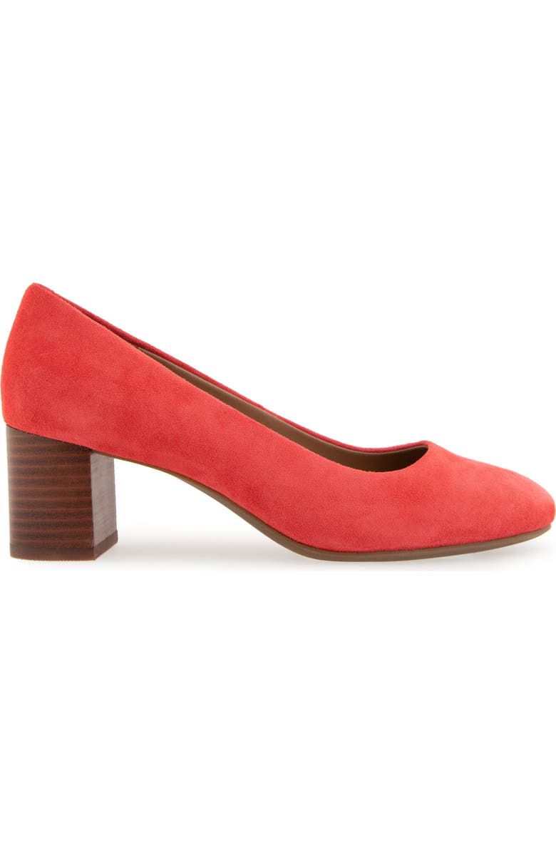 Aerosoles Ebel Block Heel Pump - Wide Width Available, Alternate, color, Coral Suede
