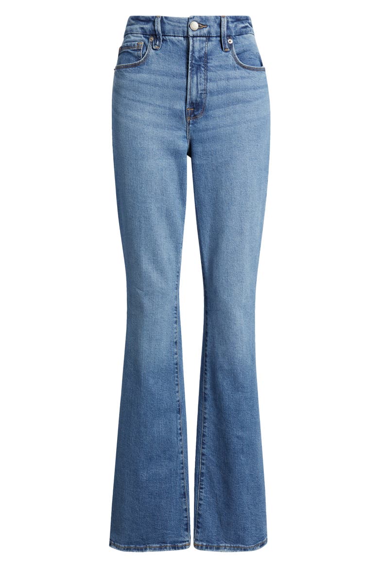 Good Classic High Waist Bootcut Jeans, Alternate, color, INDIGO692