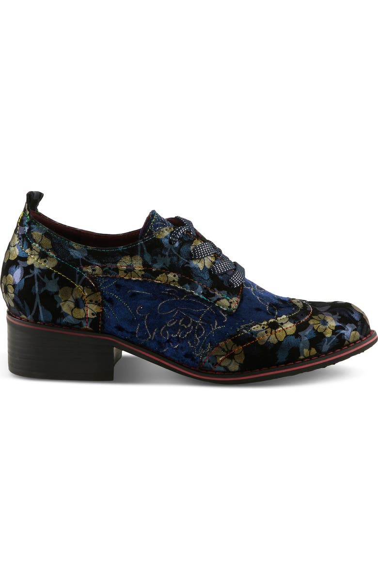 L'Artiste by Spring Step One of a Kind Derby, Alternate, color, Blue Multi