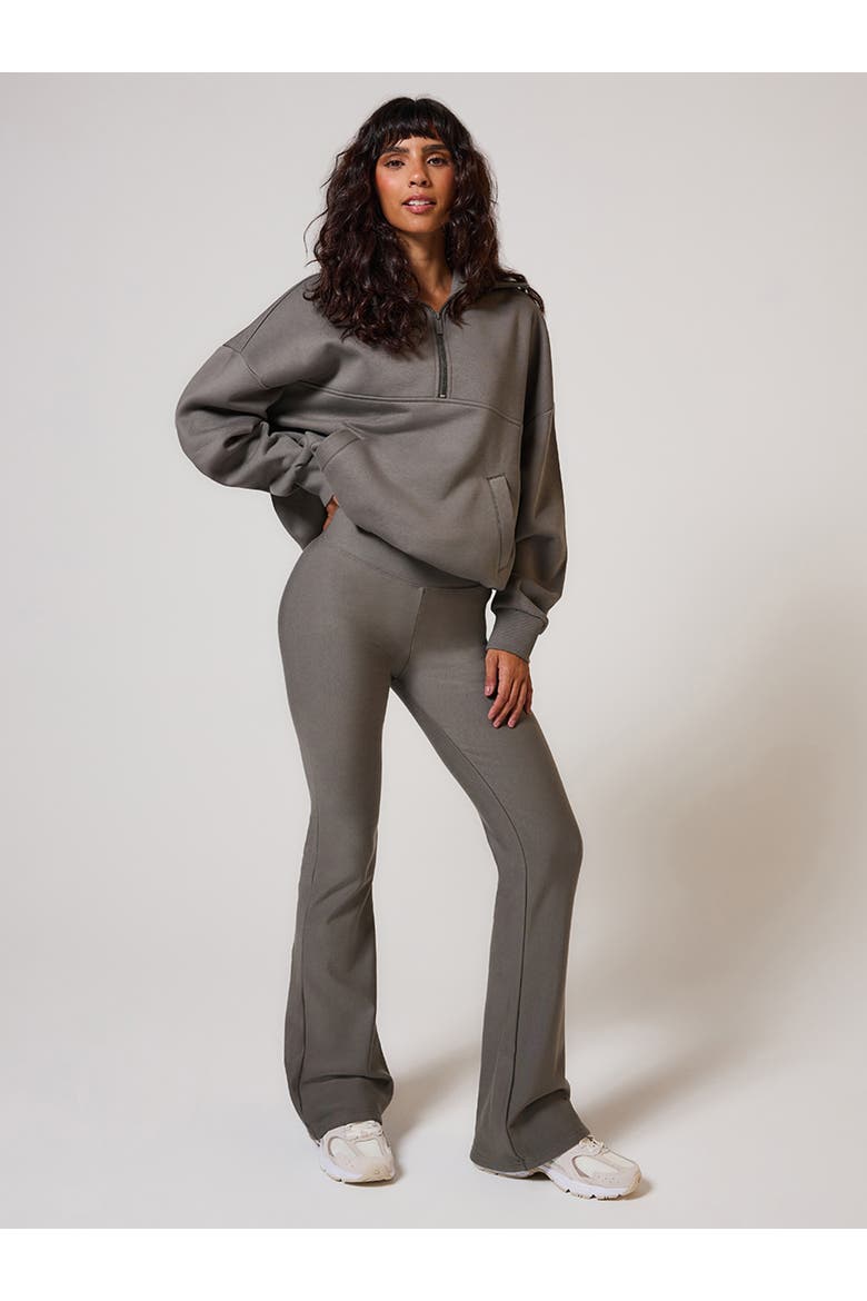 Winter Flared Leggings, Alternate, color, Slate Green