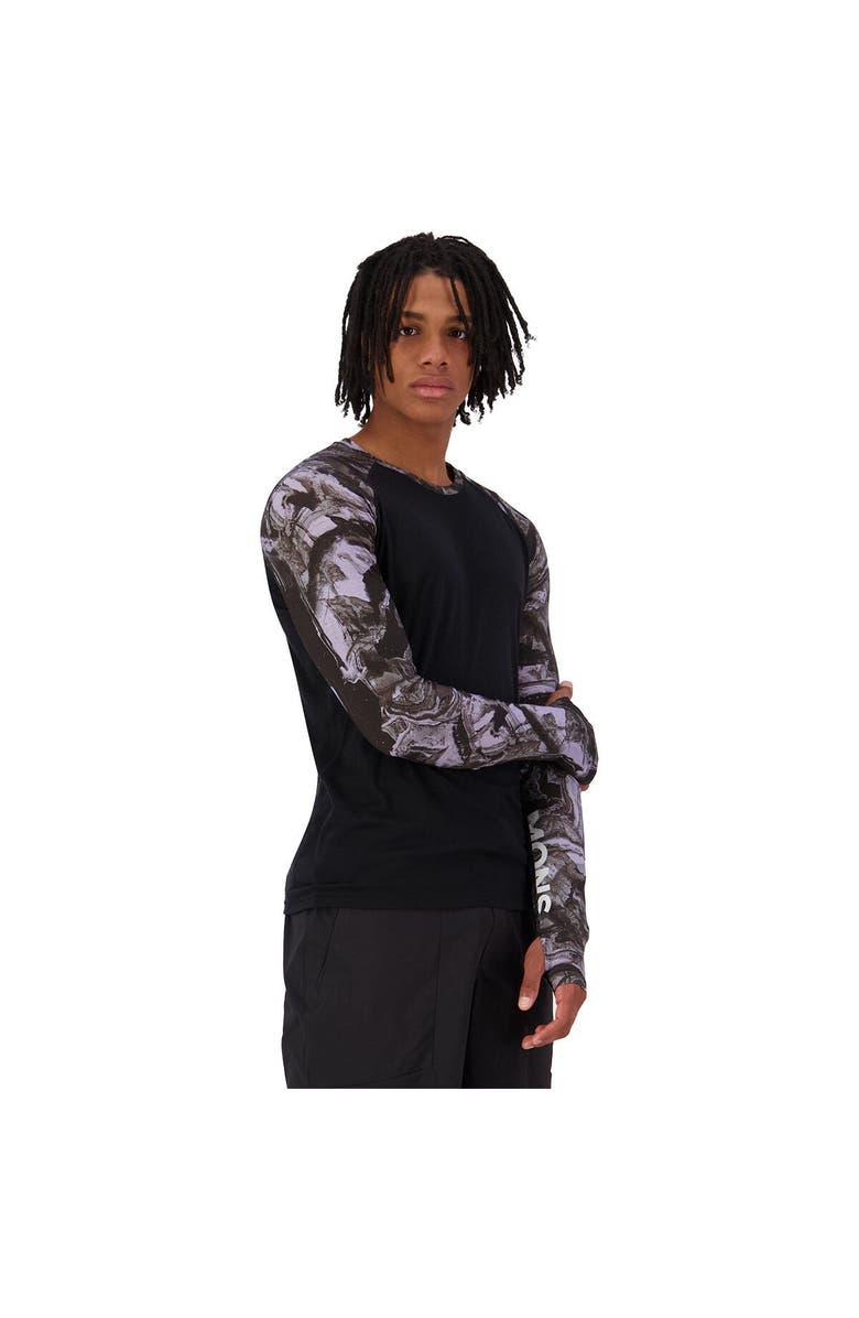 Mons Royale Temple Merino Long-Sleeve Shirt - Men's, Main, color, Rock Camo/Black