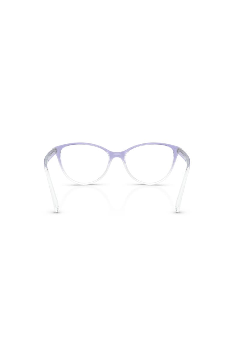 Armani Exchange 53mm Rectangle optical glasses, Alternate, color, Violet