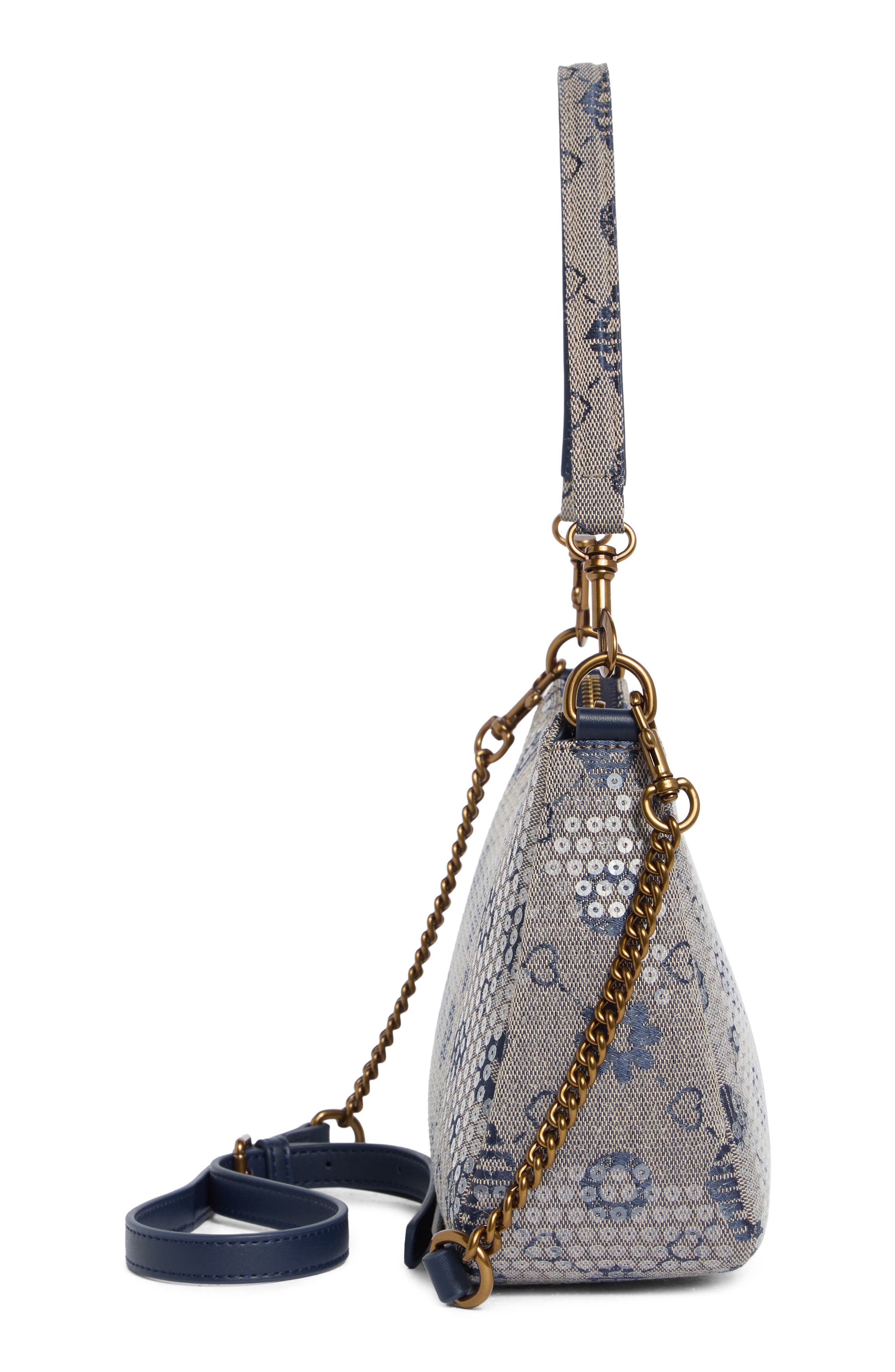 Kurt Geiger London Highgate Shoulder Bag, Alternate, color, Open Blue